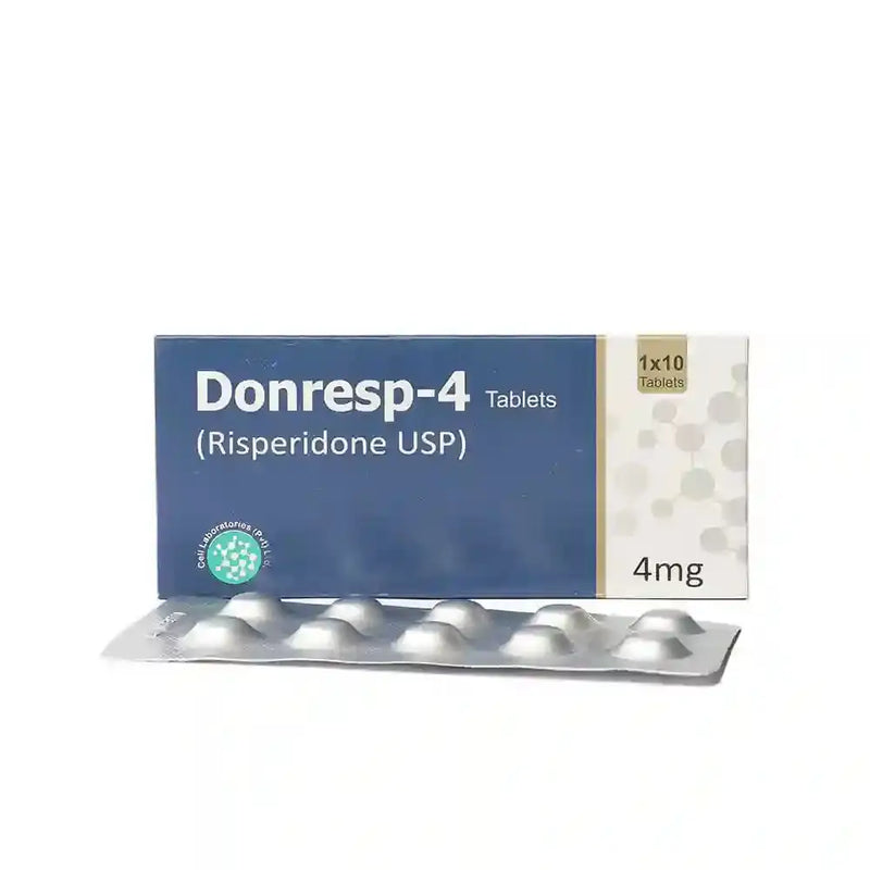 Donresp 4mg Tablets – Risperidone for Schizophrenia & Bipolar Disorder