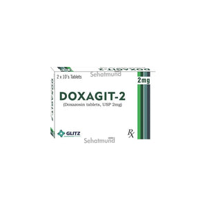 Glitz Pharma Oxagit 2mg Hypertension & BPH Control Tablet