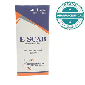 E Scab Lotion 60ml (Permethrin 5%) – Buy Online in Pakistan | Derma.pk
