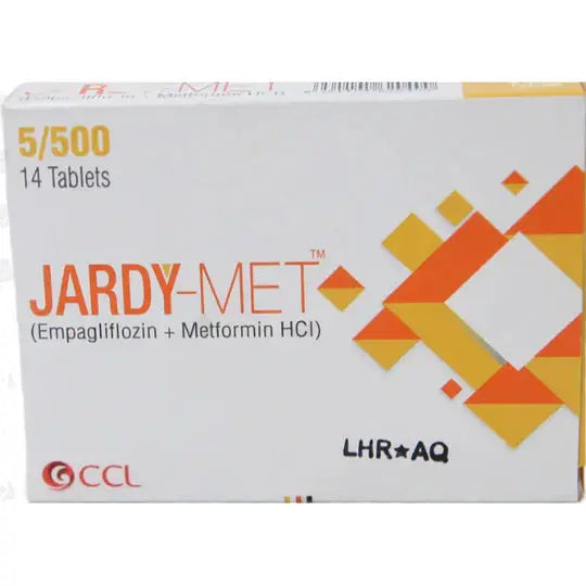 Jardy Met 5/500mg Tablets – Valsartan & Metformin for Diabetes & Hypertension