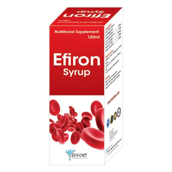 Efiron Syrup Iron Supplement for Kids & Anemia Support