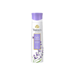 Yardley Women English Lavender Body Spray 150ml – Classic Floral Fragrance