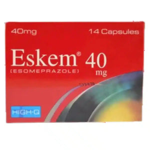 Eskem Capsules 40mg (14 Capsules) - For Acidity & Ulcers - Prescription Required