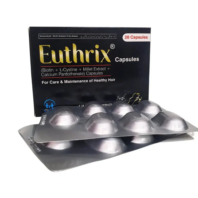 Euthrix Capsules - Advanced Hair Care Formula for Stronger, Healthier Hair | derma.pk