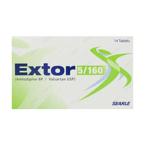 Extor Tablets 5mg/160mg ��� Valsartan for Blood Pressure Control – View Product Detail
