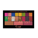 Glamorous Face Eyeshadow Palette 16 Eyeshadows, 2 Blushers Peach & Pink, 1 Contour 01 photo 2
