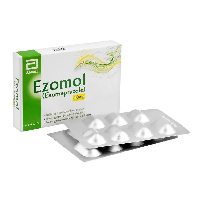 Ezomol 40mg Capsules – Esomeprazole for Acidity, GERD & Ulcer Relief