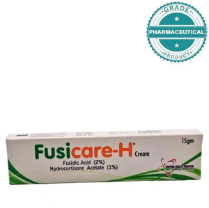 Fusicare-H Cream 15g tube — mild steroid antibiotic combo for infected dermatitis