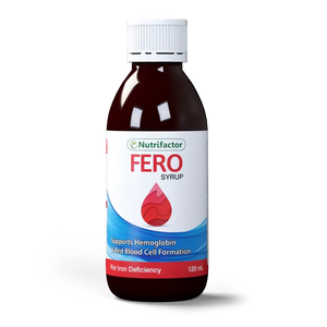 Nutrifactor Fero Syrup paediatric iron supplement bottle for kids