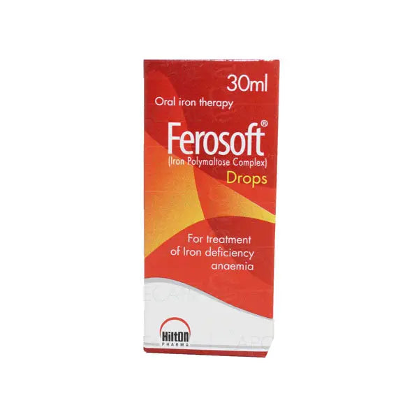 Ferosoft Drops 30ml – Paediatric Iron Supplement for Iron Deficiency