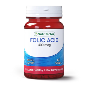 Folic Acid 400mg 60 Tablets – Essential Vitamin for Health Support