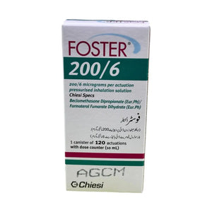 Foster Inhaler 200Mcg/6Mcg ��� Beclometasone & Formoterol for Asthma Treatment