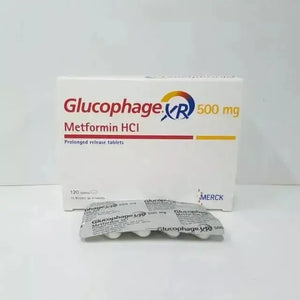 GLUCOPHAGE XR 500MG Tab 30's (Metformin)