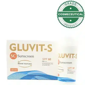 Gluvit-S Sunscreen SPF 60PA+++ 30ml