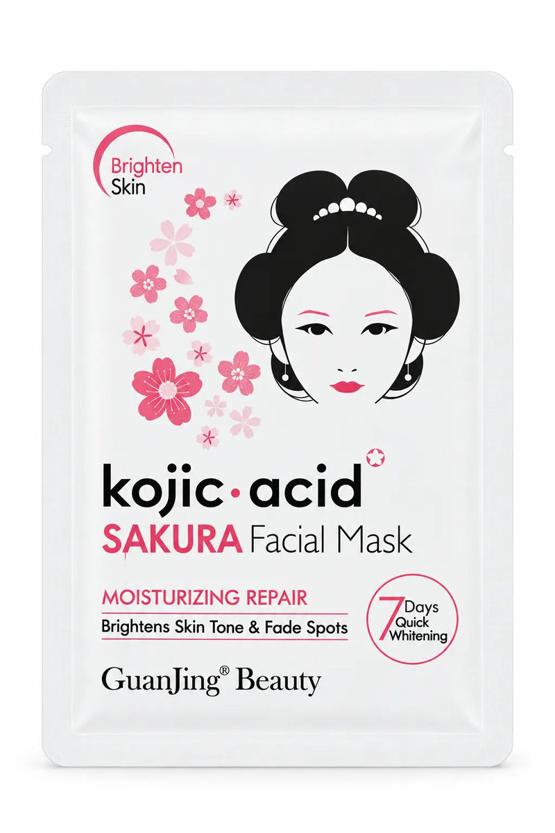 GuanJing Kojic Acid Sakura Facial Mask