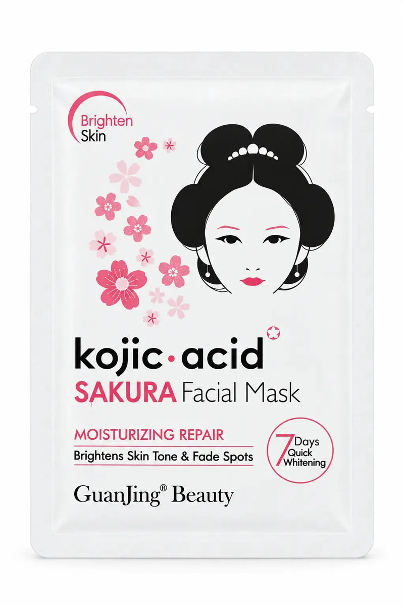 GuanJing Kojic Acid Sakura Facial Mask