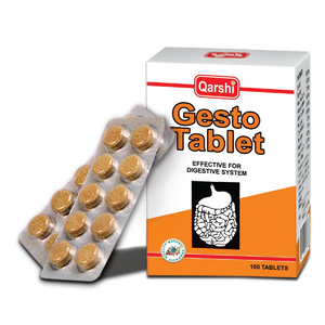 Qarshi Gesto Tablets herbal Unani digestive aid pack for acidity and indigestion