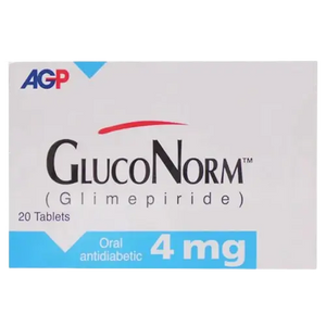 GLUCONORM 4MG Tablet - Glimepiride for Blood Sugar Control