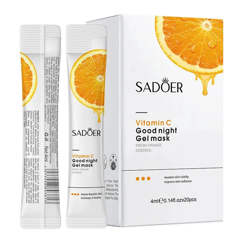 SADOER Vitamin C Good Night Sleeping Gel Mask β 4ml x 20 Pcs