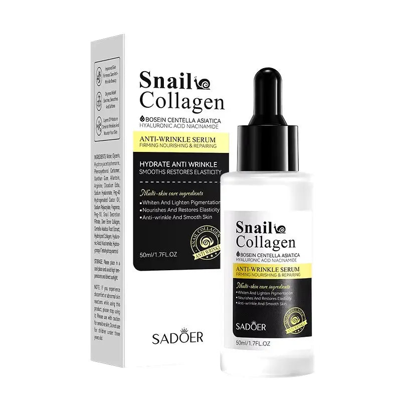 SADOER Snail Collagen Serum - Anti-Wrinkle & Firming Face Serum - 50ml