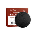 Sadoer Darkening Shampoo Soap - Natural Hair Color Restoration & Anti-Hair Loss - 100g photo 1