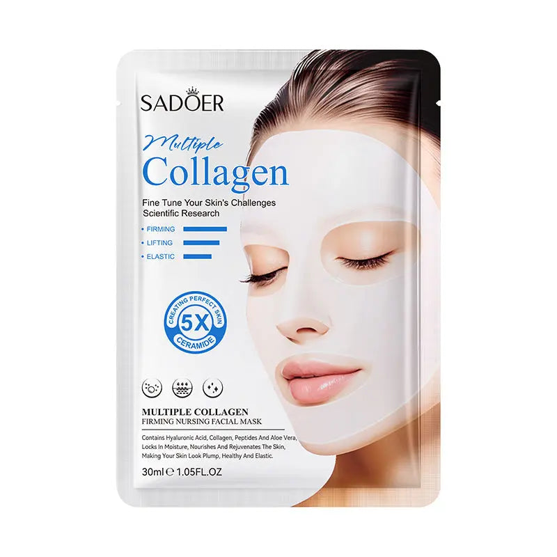 SADOER Multiple Collagen Firming Nursing Facial Sheet Mask 30ml