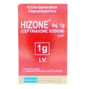 Hizone IV Injection 1g (Ceftriaxone Sodium) - High-Q International - derma.pk photo 2