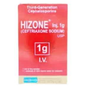 Hizone IV Injection 1g (Ceftriaxone Sodium) - High-Q International - derma.pk