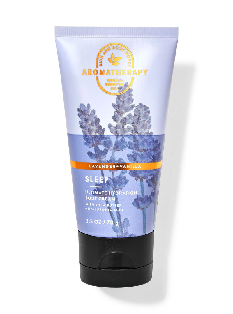 BBW Aromatherapy Lavender Vanilla Travel Size Ultimate Hydration Body Cream 70g