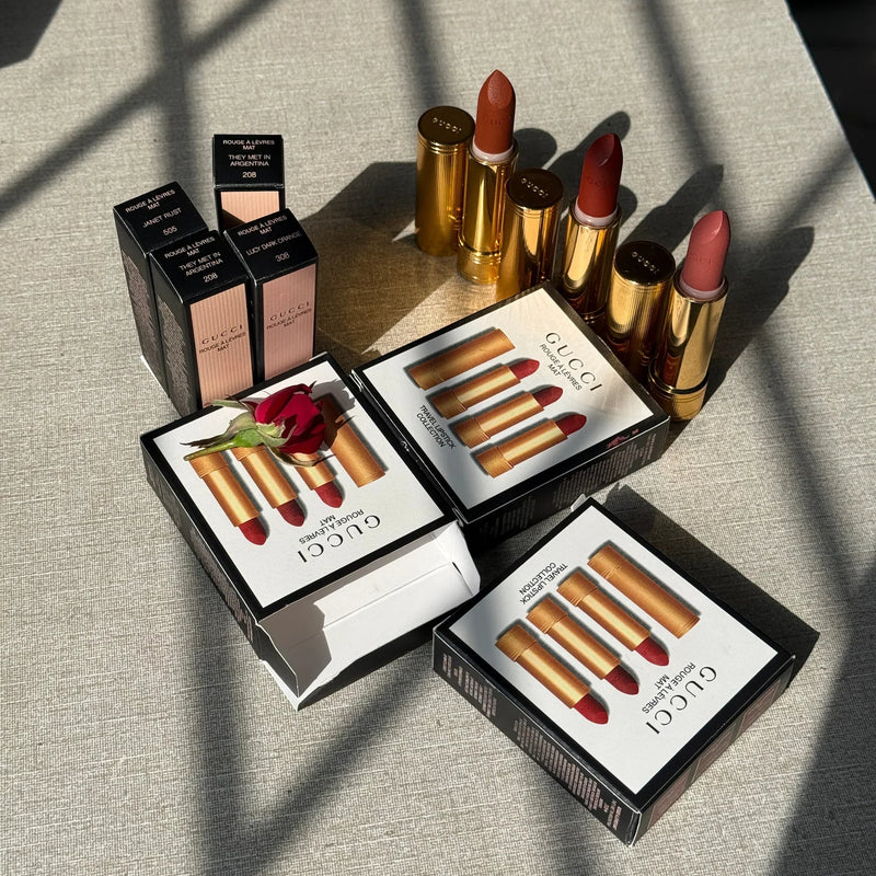 Gucci Rouge A Levres Mat Lipstick Trio
