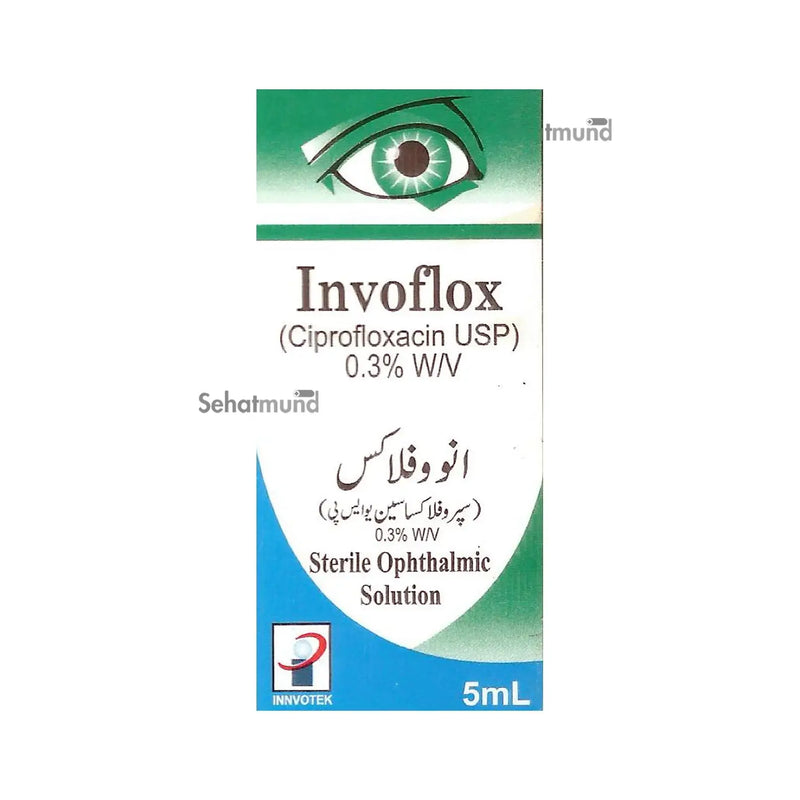 Invoflox Eye Drop 0.3% — Levofloxacin for Bacterial Eye Infections