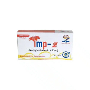 Imp Z 1500mcg Soft Gel – Methylcobalamin Vitamin B12 for Nerve & Blood Health – Available in Pakistan