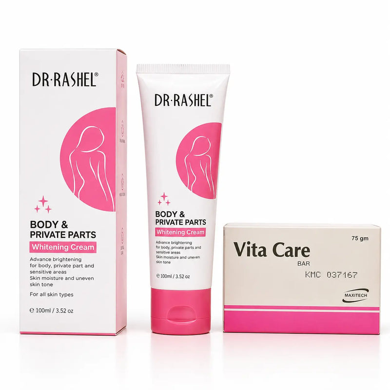 Dr Rashel Intimate Zone Brightening Cream 100g + Whitening Soap Combo