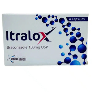 Itralox (Itraconazole 100mg) Capsules - 4's - derma.pk (Prescription Required)