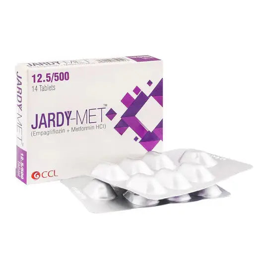 Jardy-Met 12.5/500mg Tablets – Valsartan & Metformin for Diabetes & Hypertension