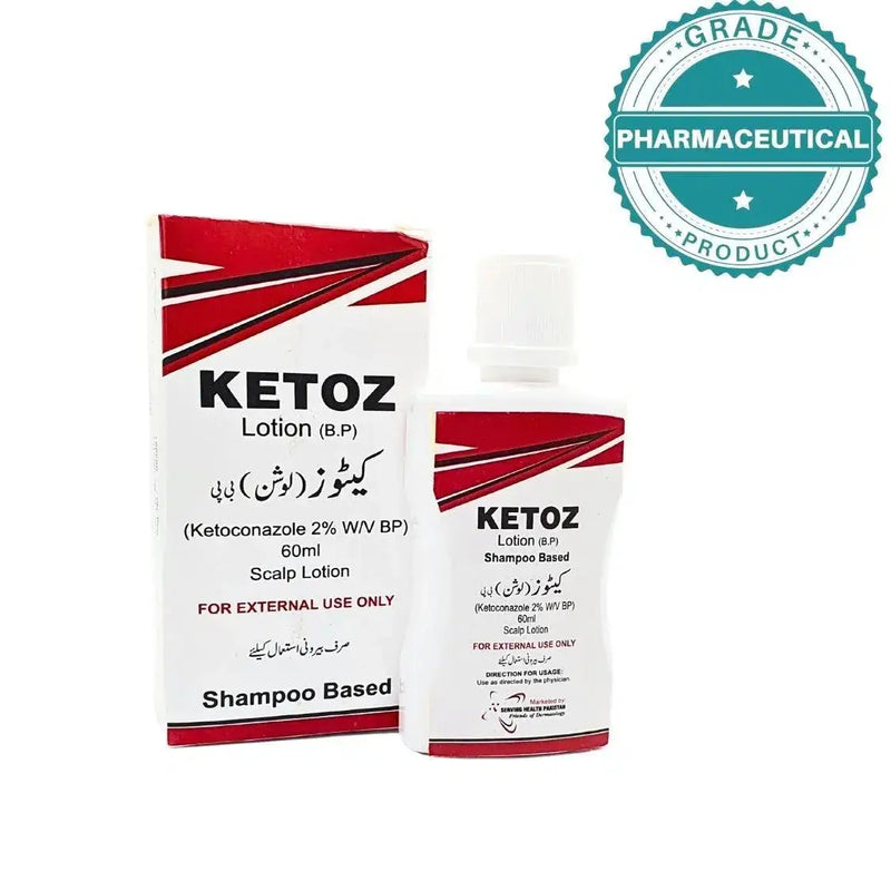 Ketoz Ketoconazole Scalp Lotion 60ml