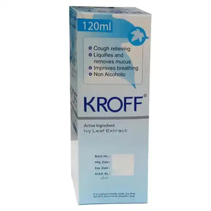 Kroff 120ml Syrup – Ivy Leaf Extract herbal expectorant for cough and chest congestion