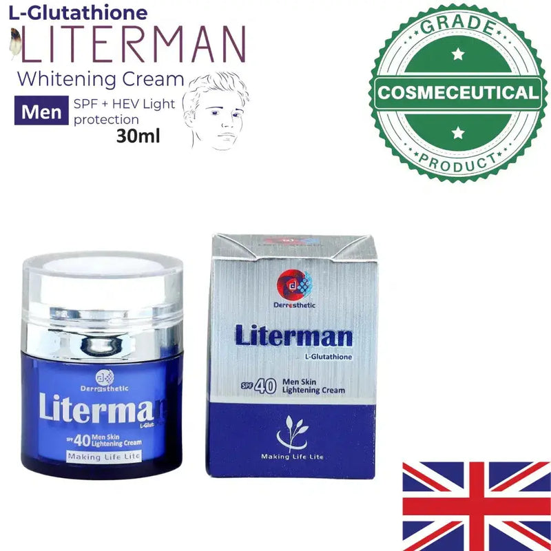 Literman Men Brightening Cream SPF 40 | DERRESTHTIC