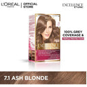L'Oreal Paris Excellence Creme 7.1 Light Ash Blond Hair Colour photo 1