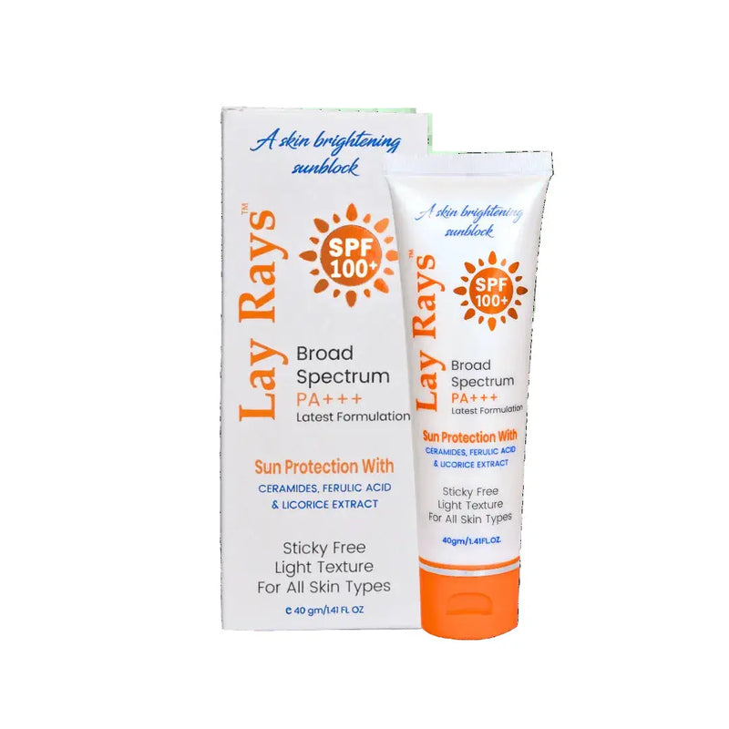 LayRays™ Brightening Sunblock SPF 100+ for Glowing Skin