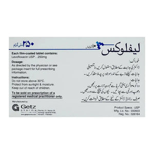 Leflox 250mg Tablets |10 Tablets | - Getz Pharma - Pakistan