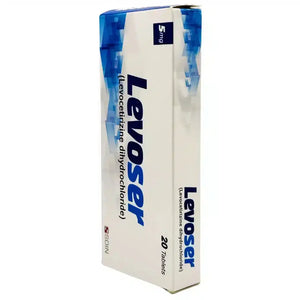 Levoser Tablets 5mg (Levocetirizine) - 20 Tablets - Prescription Required
