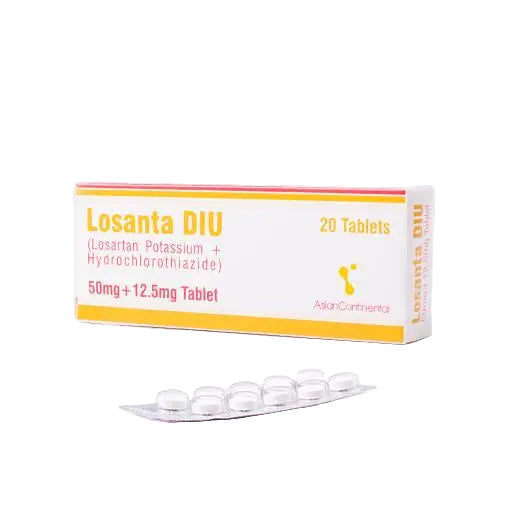 Losanta Diu 50/12.5mg Tablets 20's — Losartan + Hydrochlorothiazide