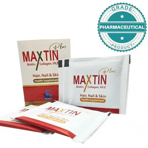 Maxtin Plus Hair Nail and Skin Health Supplement | Pack of 10