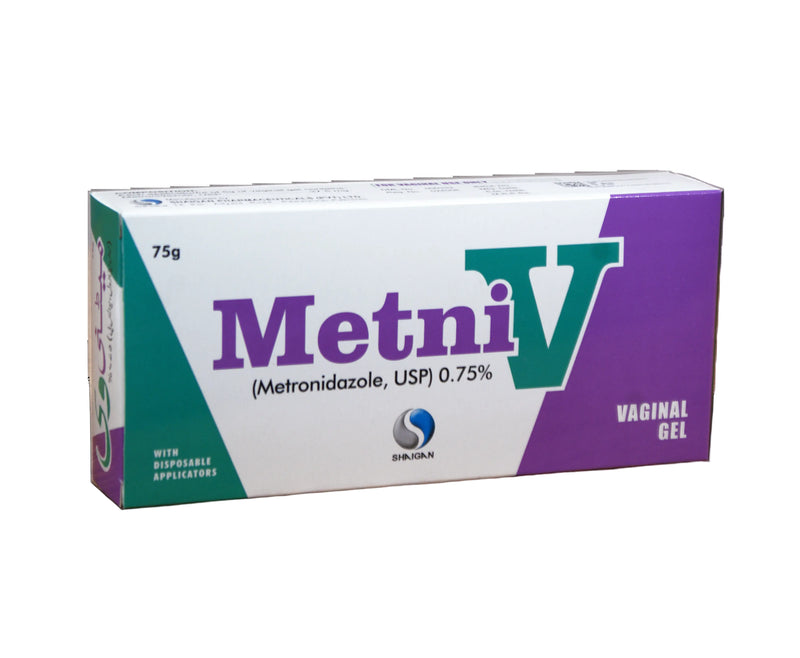 Metni V Vag Gel 75g – Metronidazole for Bacterial Vaginosis