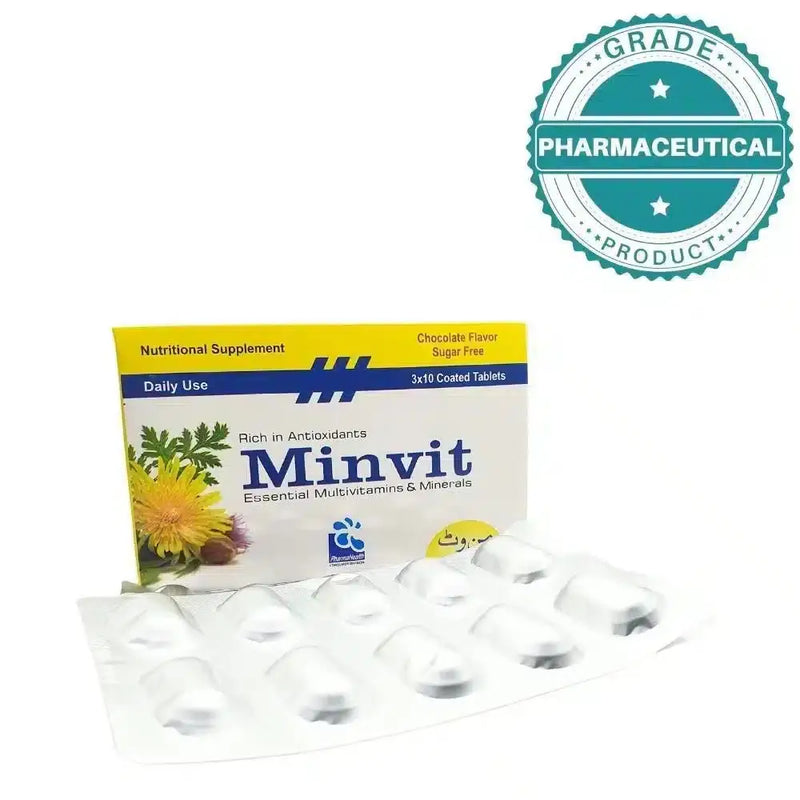 MINVIT Vitamin C & Antioxidant Tablets (30 Tablets)