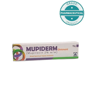 Mupiderm Ointment (Mupirocin 2% w/w) 15g - Trusted Antibacterial Solution