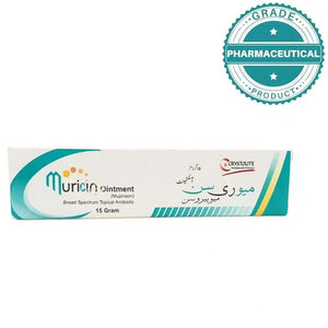 Muricin Ointment 15g Mupirocin antibiotic pack front view