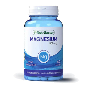 Magnesium 500mg Capsules 60s – Muscle, Bone & Nerve Support
