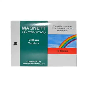 Magnett 200mg Tablet ��� Cefixime Antibiotic for Bacterial Infections